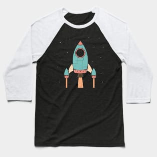 Cool Kids Spaceship Rocket Baseball T-Shirt